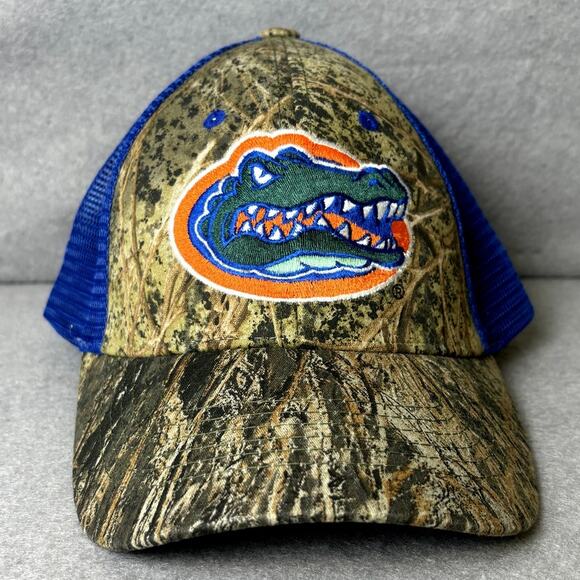 Florida Gators UF College Game Day Camo Trucker's Hat Cap Licensed Head Gear - Picture 1 of 6